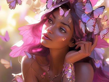 Beautiful Girl | Diamond Painting