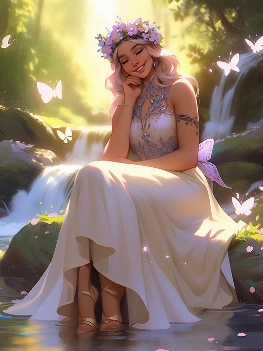 Beautiful Girl | Diamond Painting