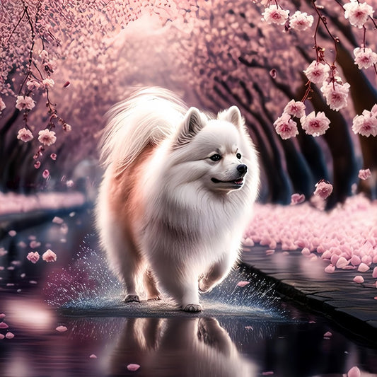 Pomeranian Dog | Diamond Painting