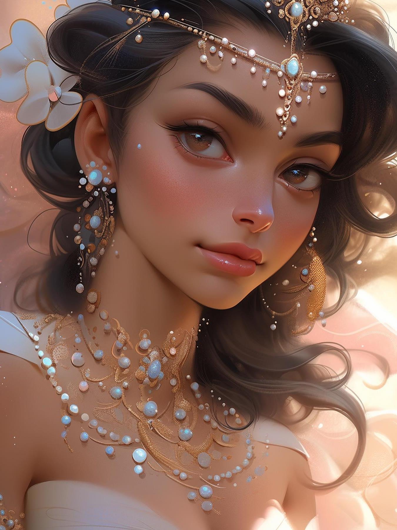 Beautiful Girl | Diamond Painting