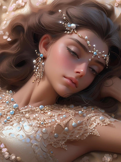 Beautiful Girl | Diamond Painting