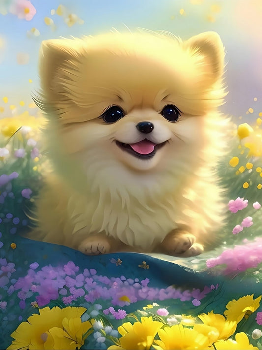 Pomeranian Dog | Diamond Painting