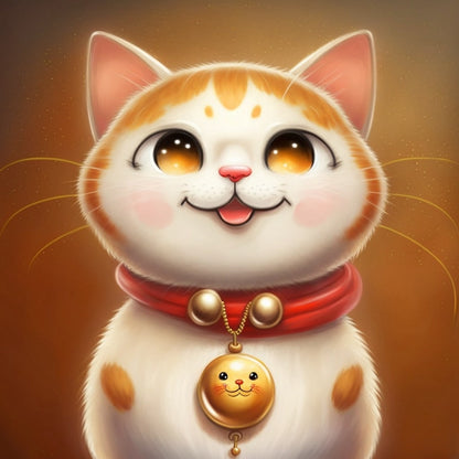 Bell Cat | Diamond Painting