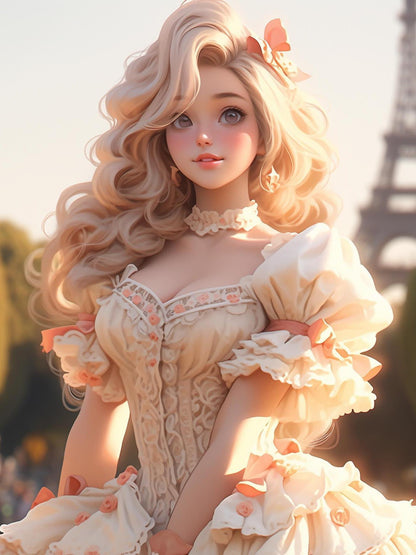 Beautiful Girl | Diamond Painting