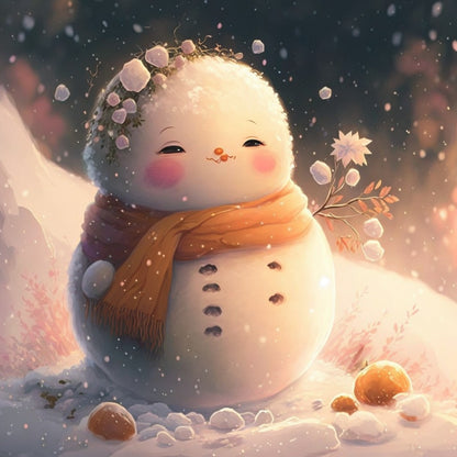 Snowman | Diamond Painting