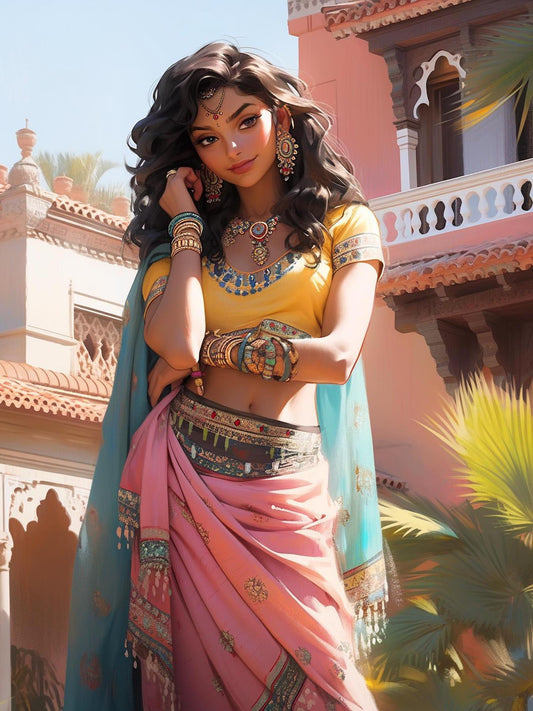 Beautiful Girl | Diamond Painting