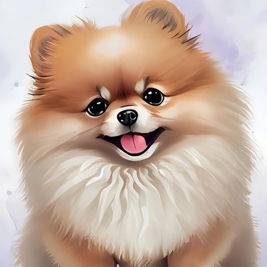 Pomeranian Dog | Diamond Painting