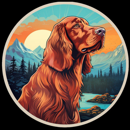 Irish Setter Dog | Diamond Painting