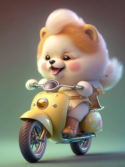 Pomeranian Dog | Diamond Painting