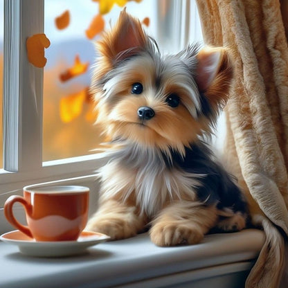 Dog Yorkie | Diamond Painting