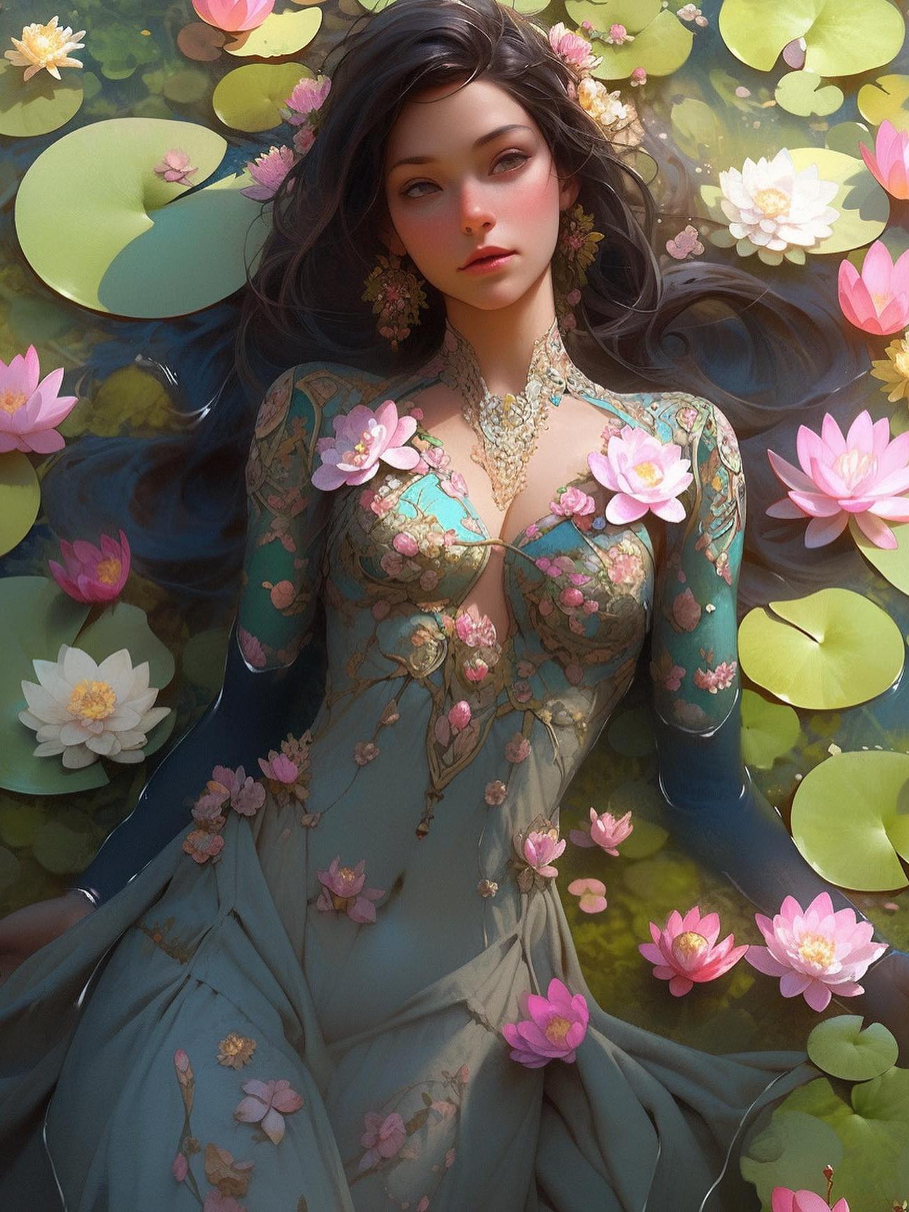 Beautiful Girl | Diamond Painting