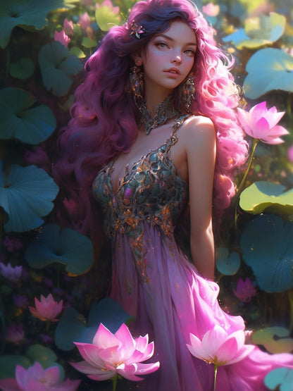 Beautiful Girl | Diamond Painting