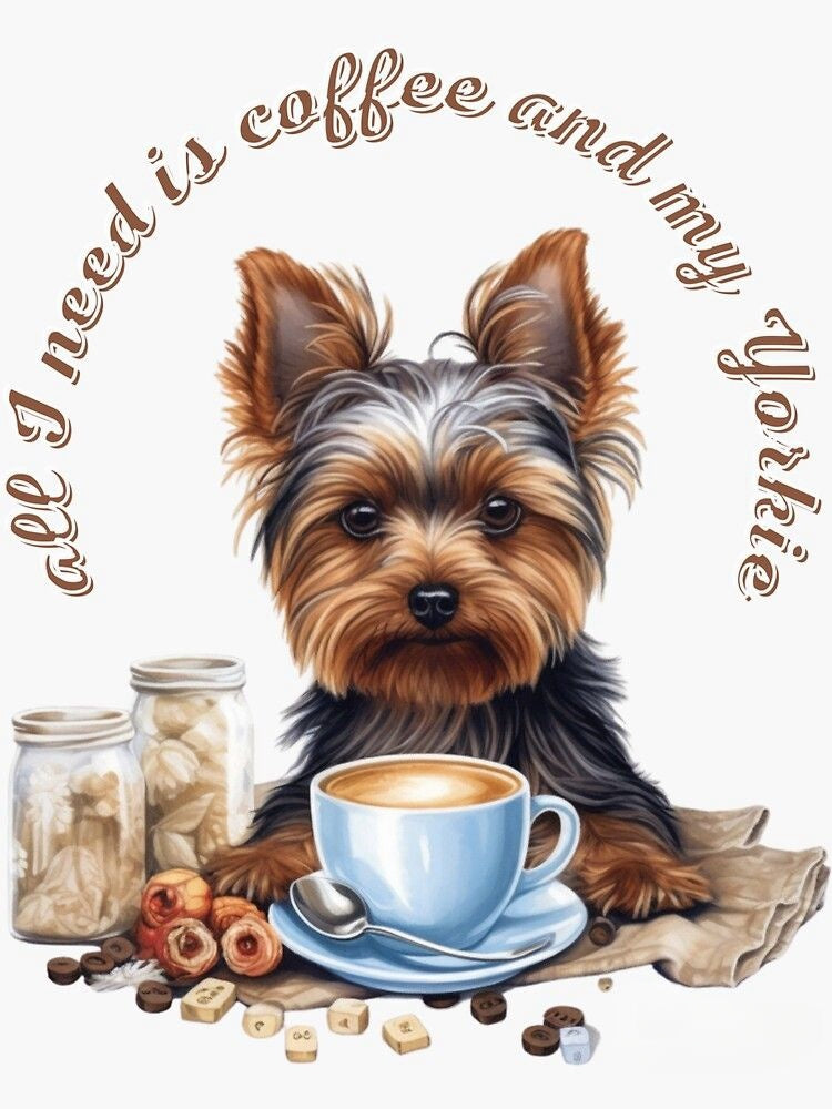 Dog Yorkie | Diamond Painting