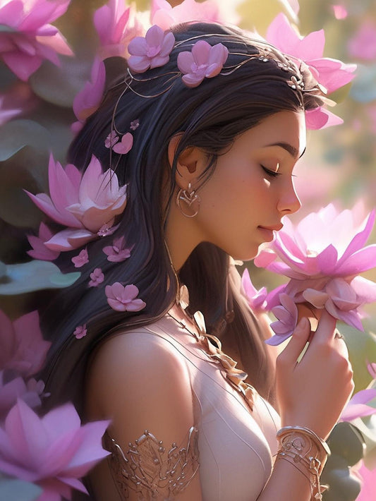 Beautiful Girl | Diamond Painting