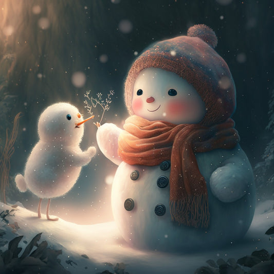 Snowman | Diamond Painting