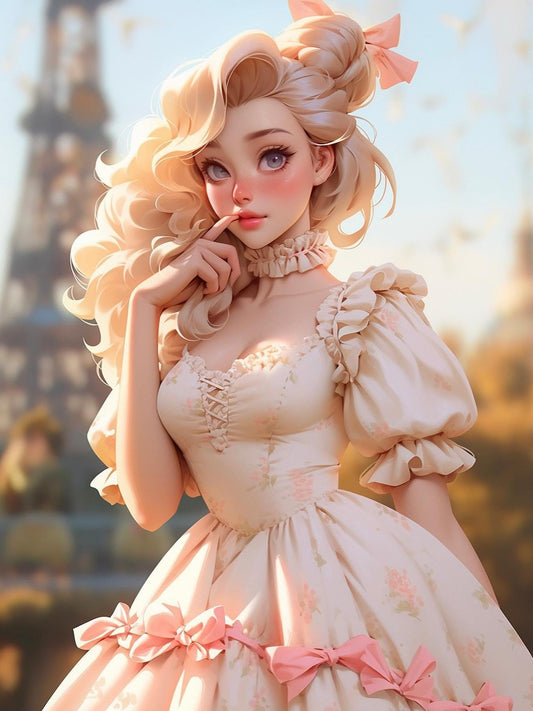 Beautiful Girl | Diamond Painting