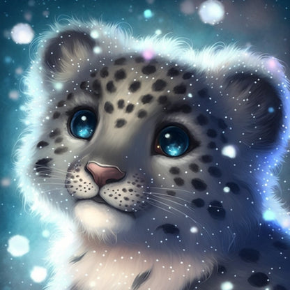 Snow Leopard | Diamond Painting