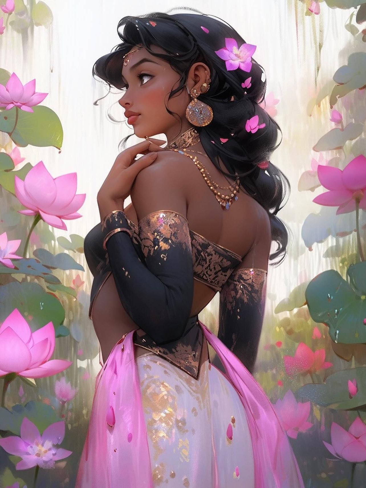 Beautiful Girl | Diamond Painting