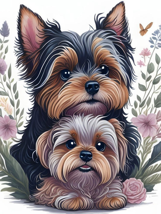 Dog Yorkie | Diamond Painting