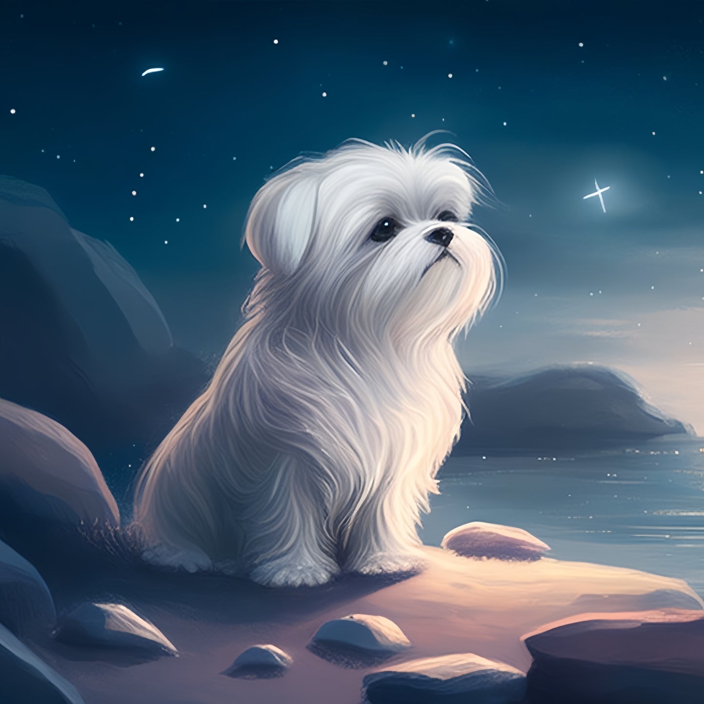 Maltese Dog | Diamond Painting