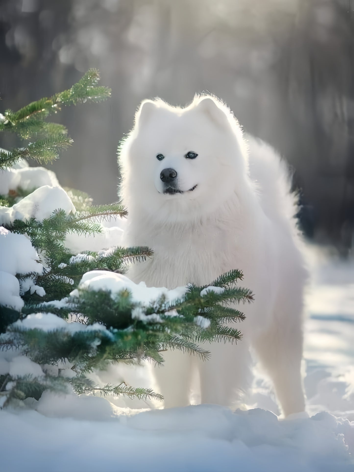 Samoyed Dog | Diamond Painting