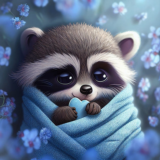 Raccoon | Diamond Painting