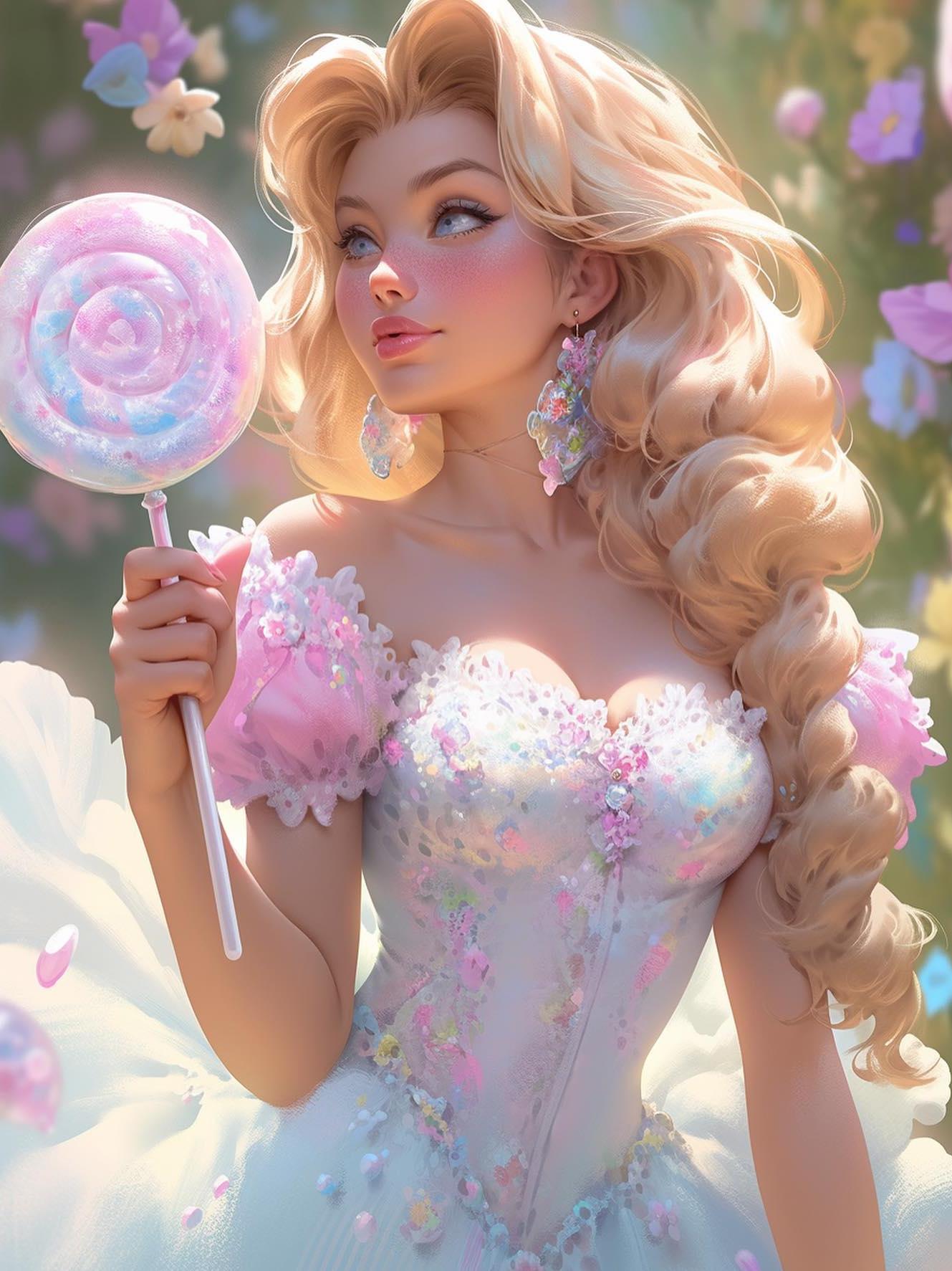Beautiful Girl | Diamond Painting
