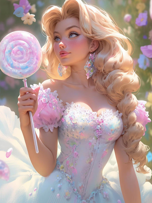 Beautiful Girl | Diamond Painting