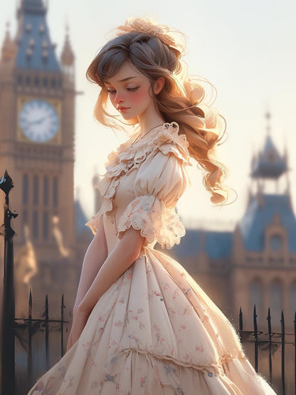 Beautiful Girl | Diamond Painting