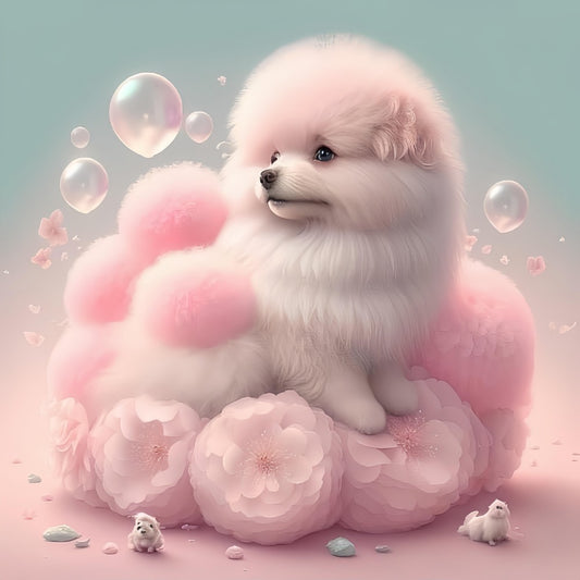 Pomeranian Dog | Diamond Painting