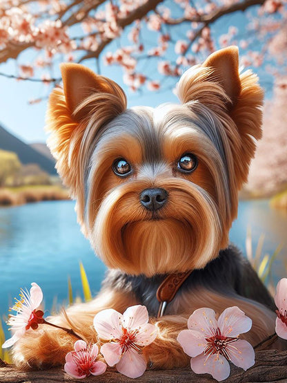 Dog Yorkie | Diamond Painting