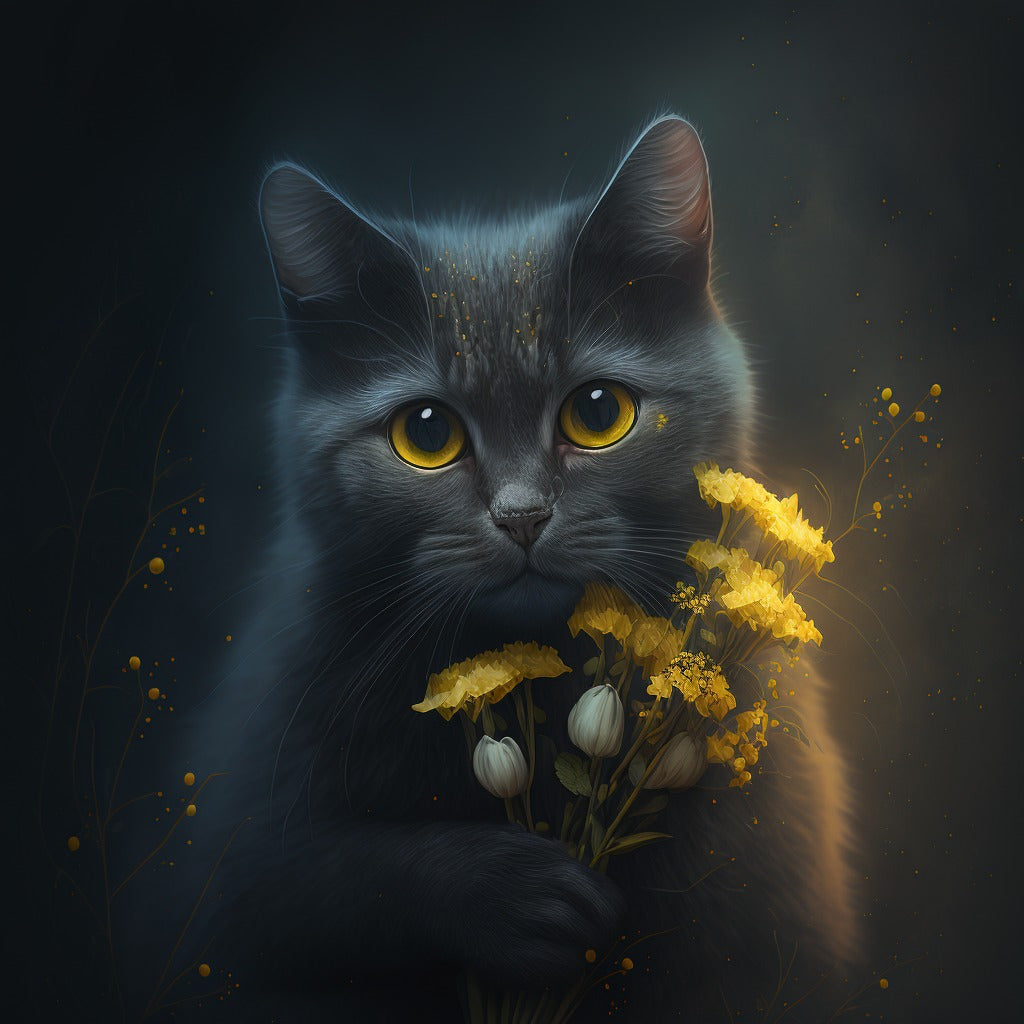 Midnight Cat | Diamond Painting