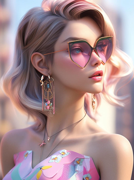 Beautiful Girl | Diamond Painting
