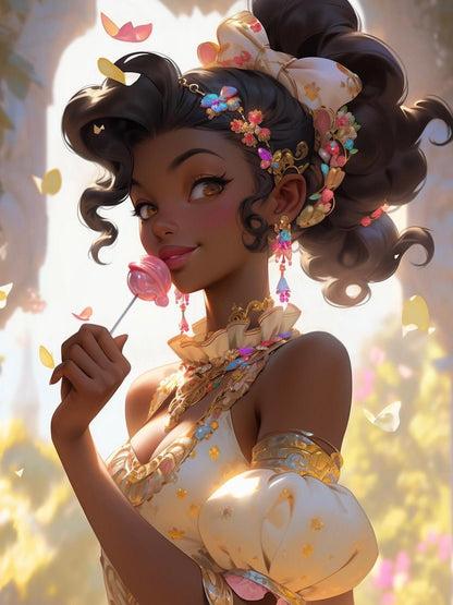 Beautiful Girl | Diamond Painting