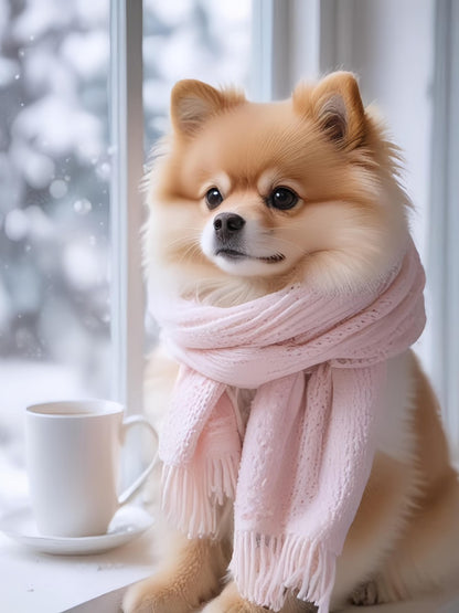 Pomeranian Dog | Diamond Painting