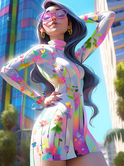 Beautiful Girl | Diamond Painting