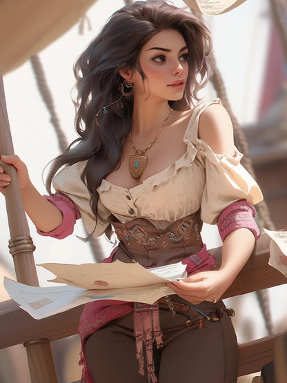 Beautiful Girl | Diamond Painting