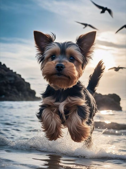 Dog Yorkie | Diamond Painting