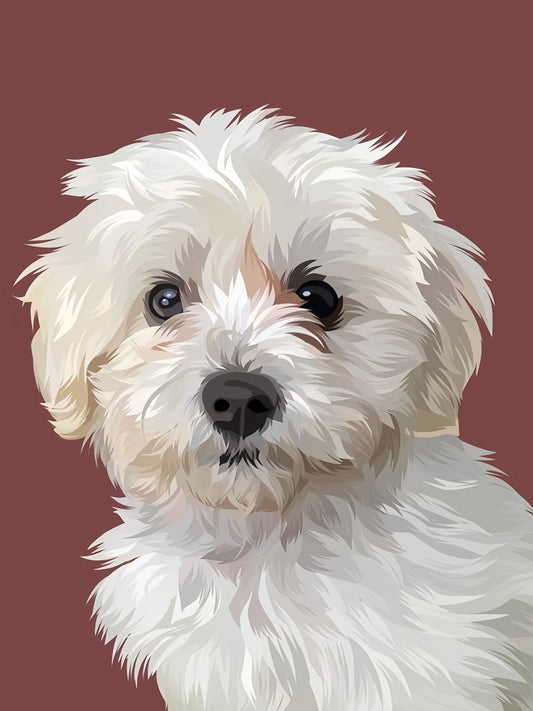 Maltese Dog | Diamond Painting