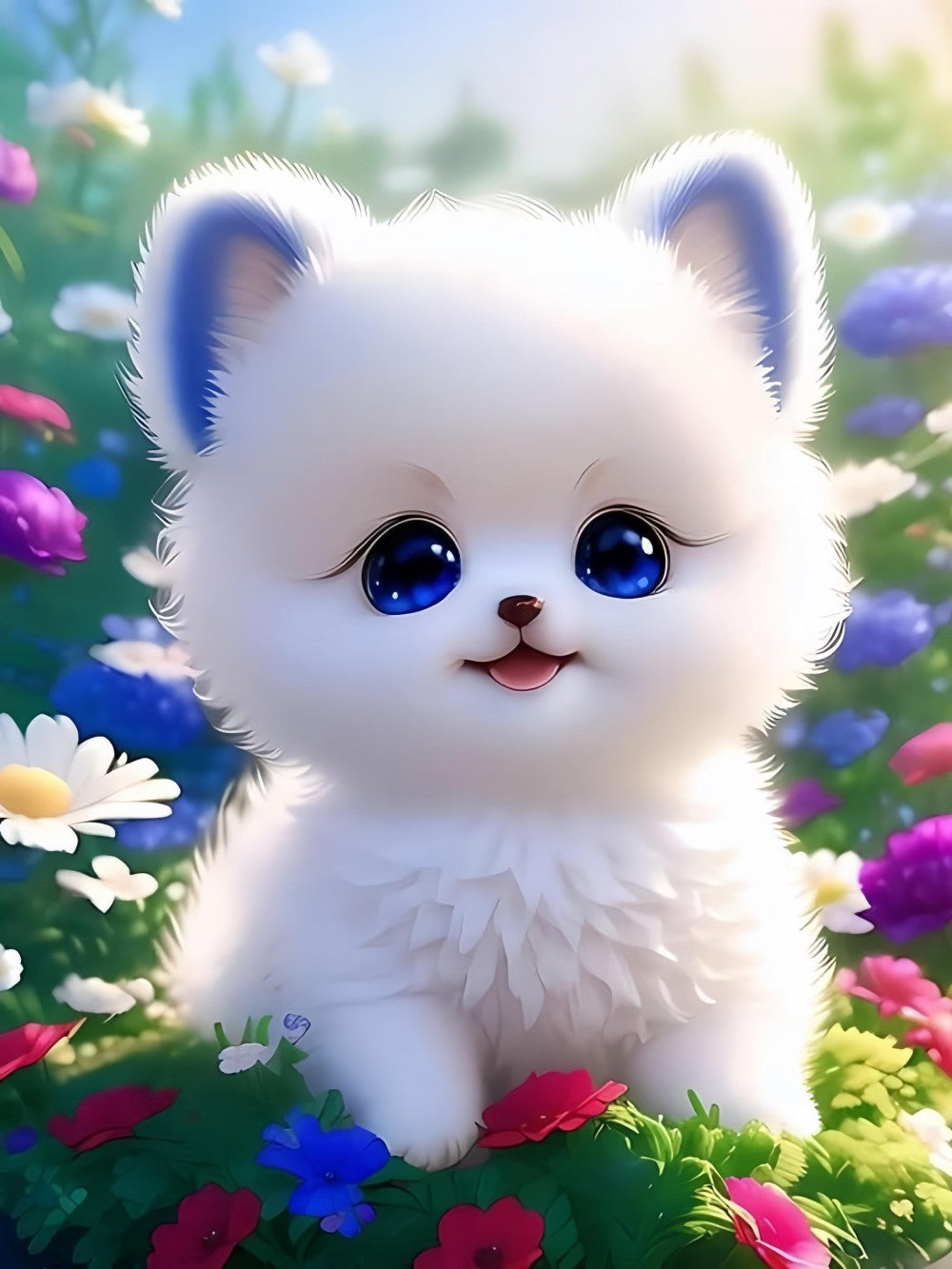 Pomeranian Dog | Diamond Painting