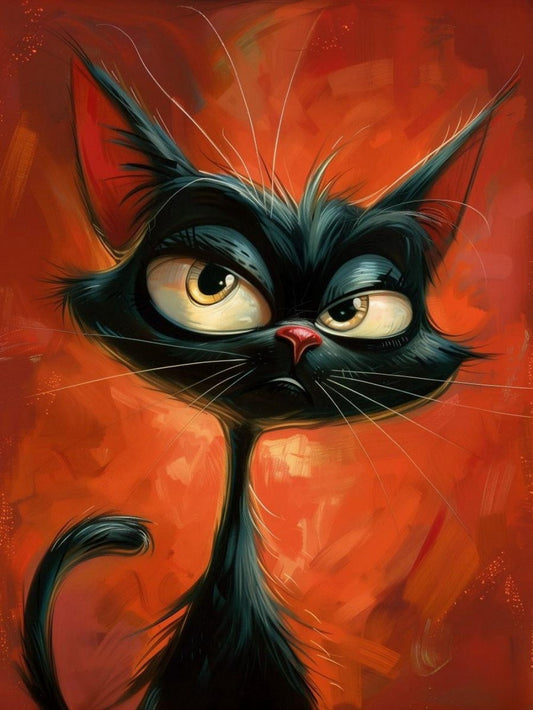 Mad Kitty | Diamond Painting