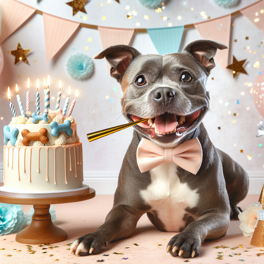 Dog Staffordshire Bull Terrier | Diamond Painting