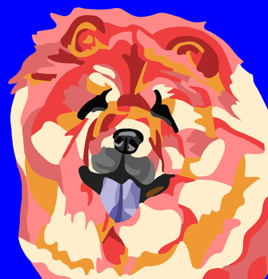 Dog Chow Chow | Diamond Painting