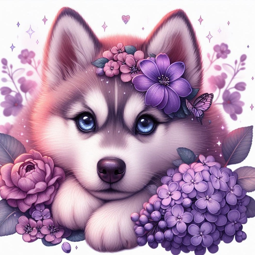 Husky Dog | Diamond Painting