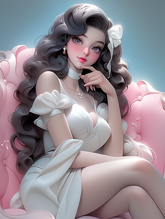 Beautiful Girl | Diamond Painting