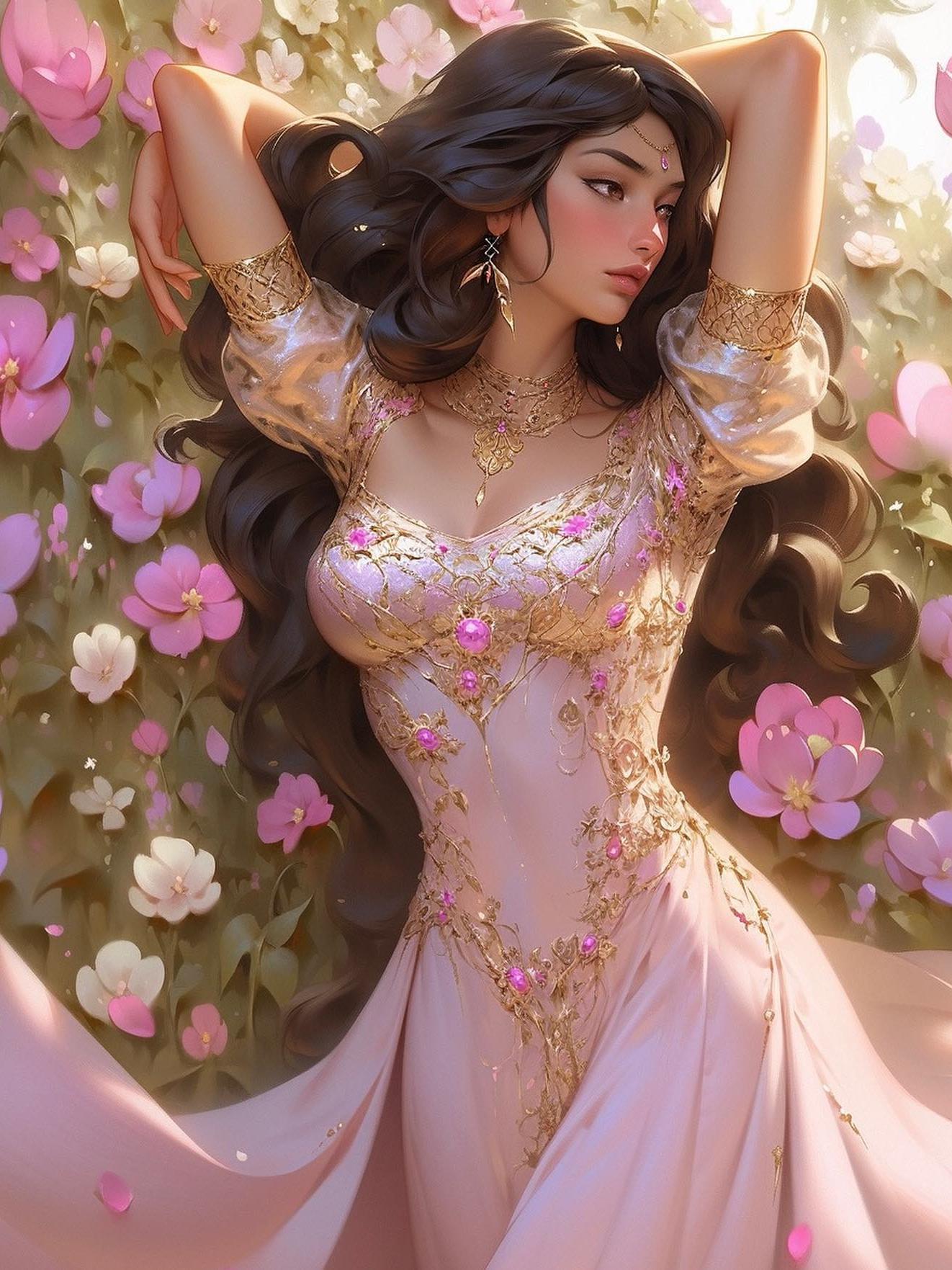 Beautiful Girl | Diamond Painting