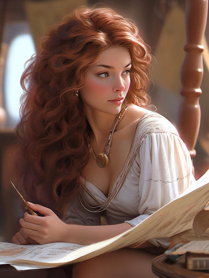 Beautiful Girl | Diamond Painting