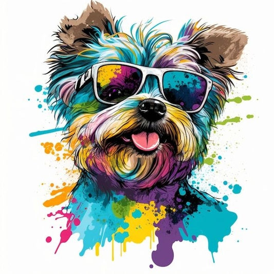 Dog Yorkie | Diamond Painting