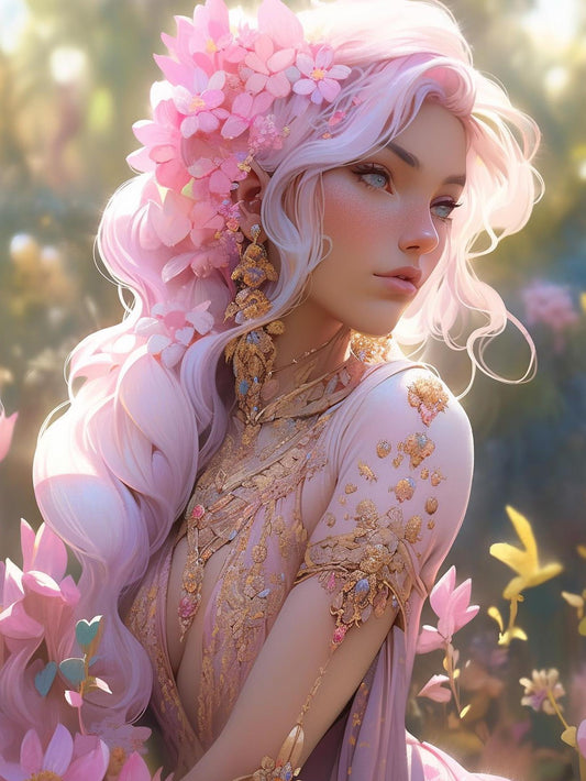 Beautiful Girl | Diamond Painting