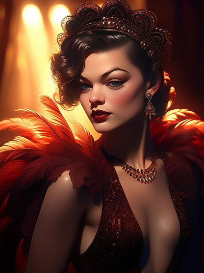 Beautiful Girl | Diamond Painting
